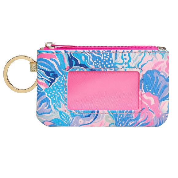 Lilly Pulitzer Multi Colored ID Coin Purse - Picture 4 of 4